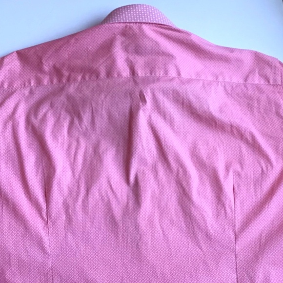 Lauro Lovely pink cotton shirt Sz 15 3/4 ~ 40 handmade in Italy 🇮🇹 - Picture 9 of 11